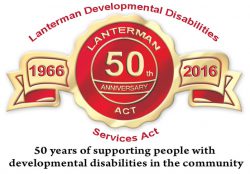 Lanterman's 50th Anniversary Logo