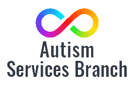 Autism Services Branch Logo - Rainbow infinity icon
