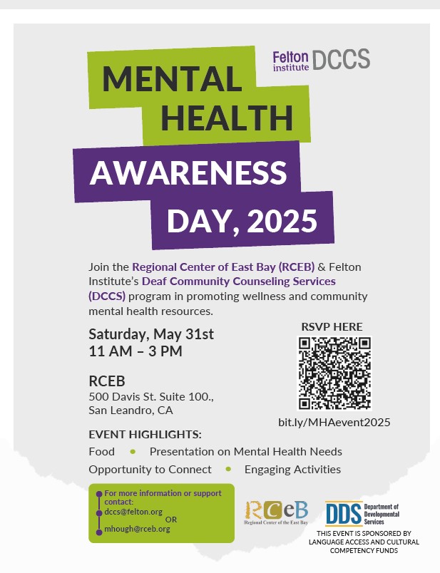 DCCS Mental Health Awareness Day Flier - May 31st, 2025