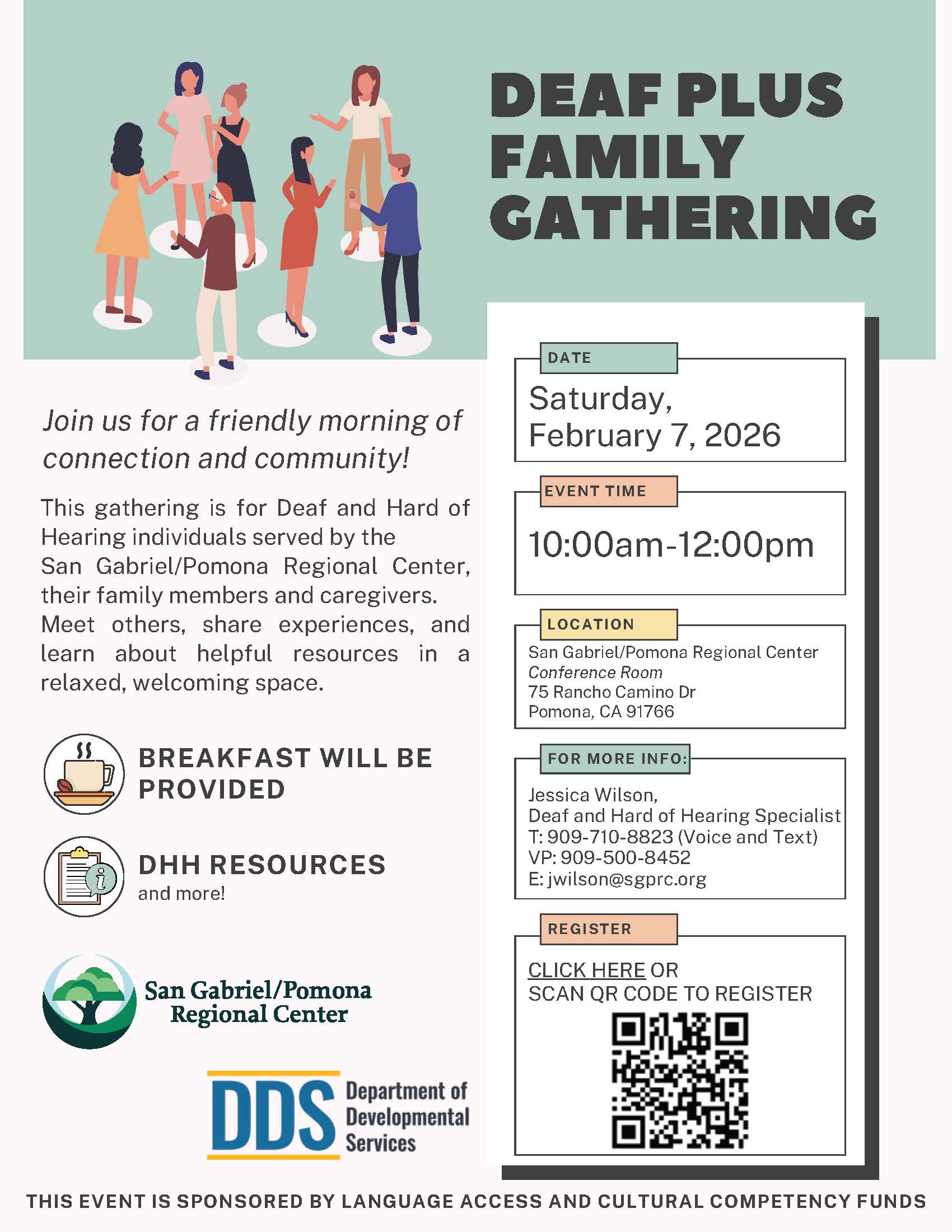 Family Gathering flyer