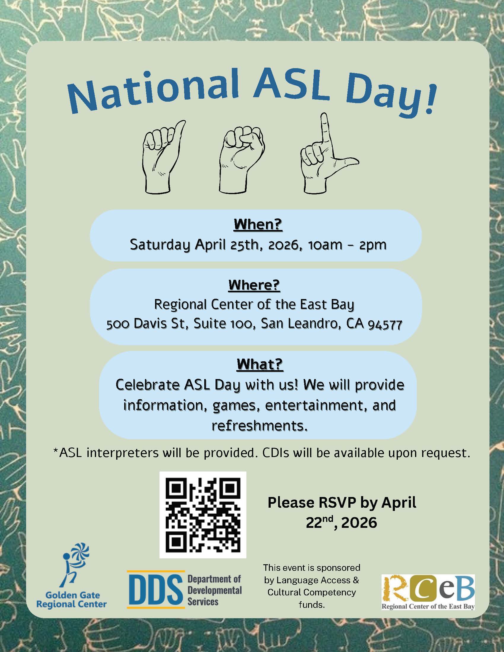 National ASL Day 2026 Flyer